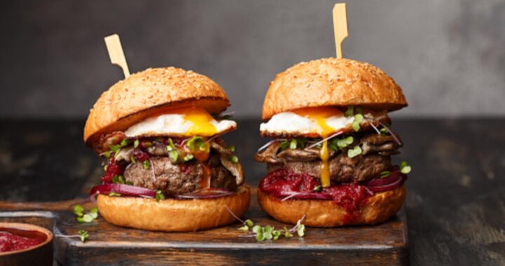 Hamburguesa casera gourmet