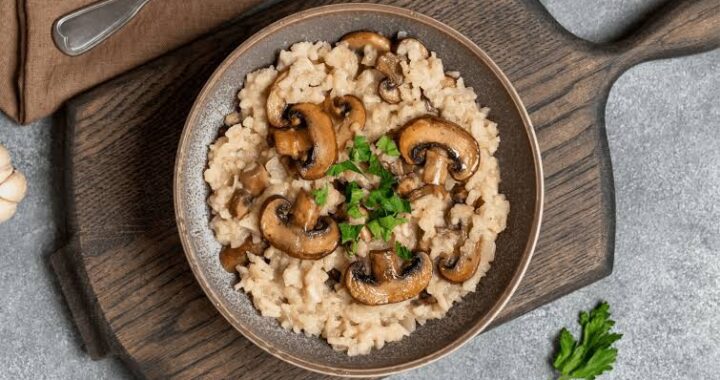 Risotto de setas y parmesano